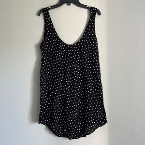 Merritt Charles Black and White Polka Dot Annette Mini Dress
